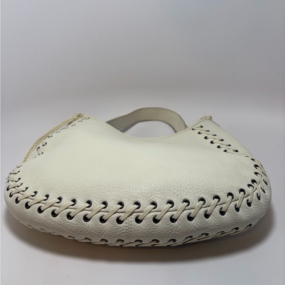 SOLD Christian Dior Y2K Cream Leather Hobo Bag with Charm & COA - Picture 13 of 16